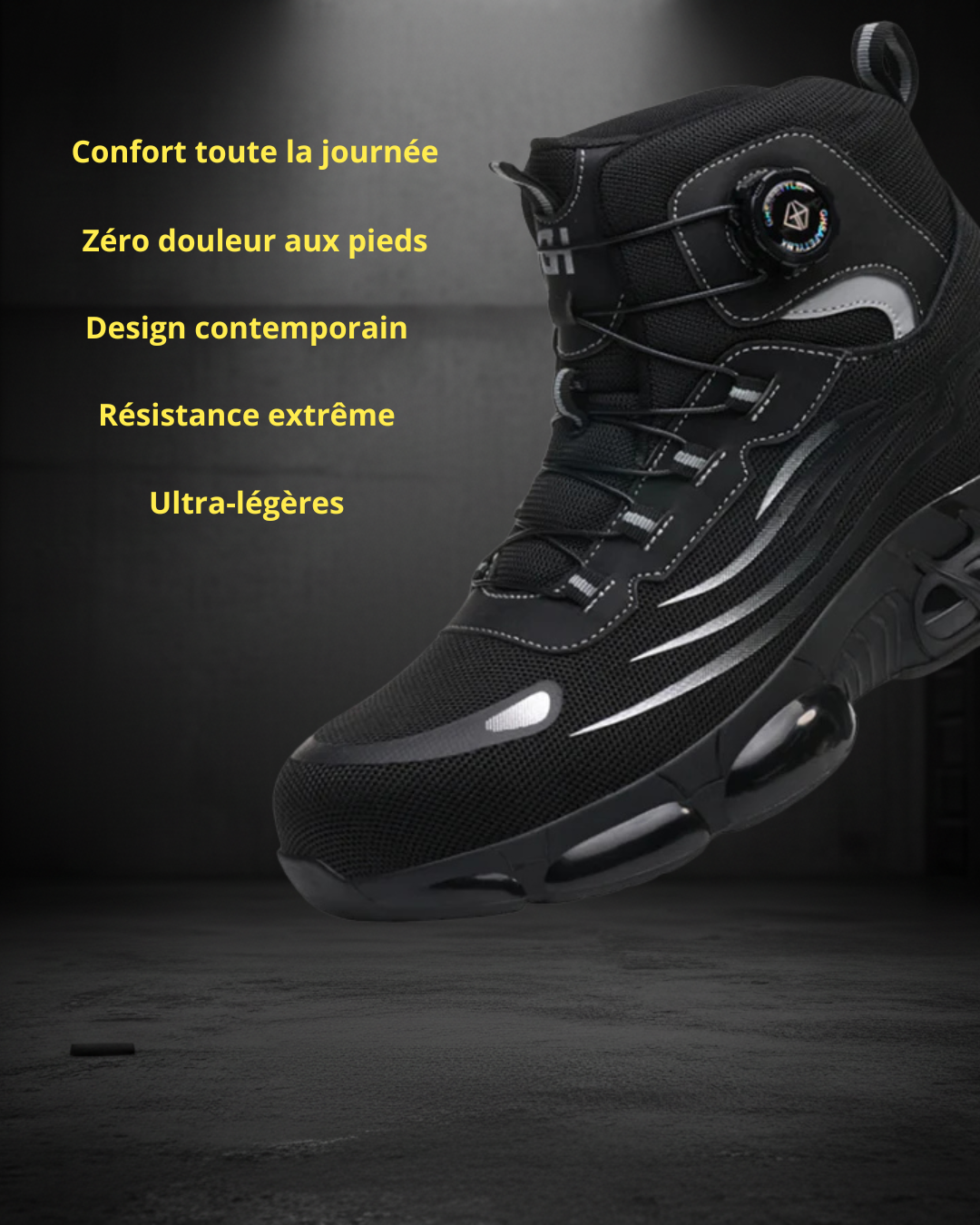 Gravitek TitanX S3 Pro - La chaussure des pros qui refusent de souffrir au travail