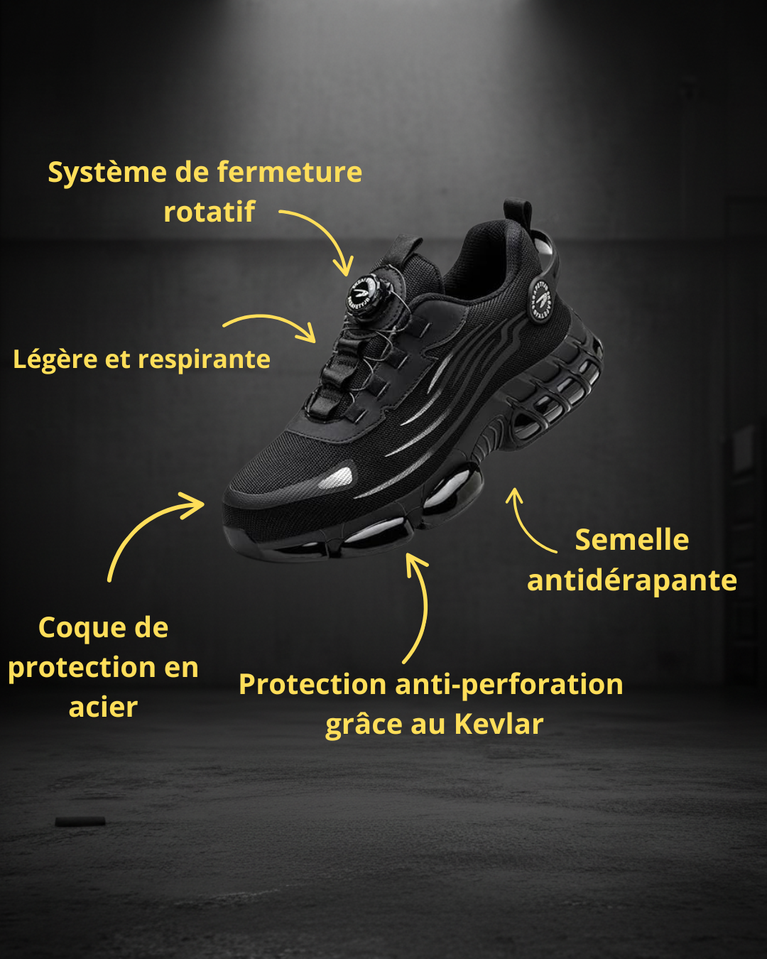 Gravitek StreetSafe S3 Pro - La sécurité qui se porte comme une sneaker
