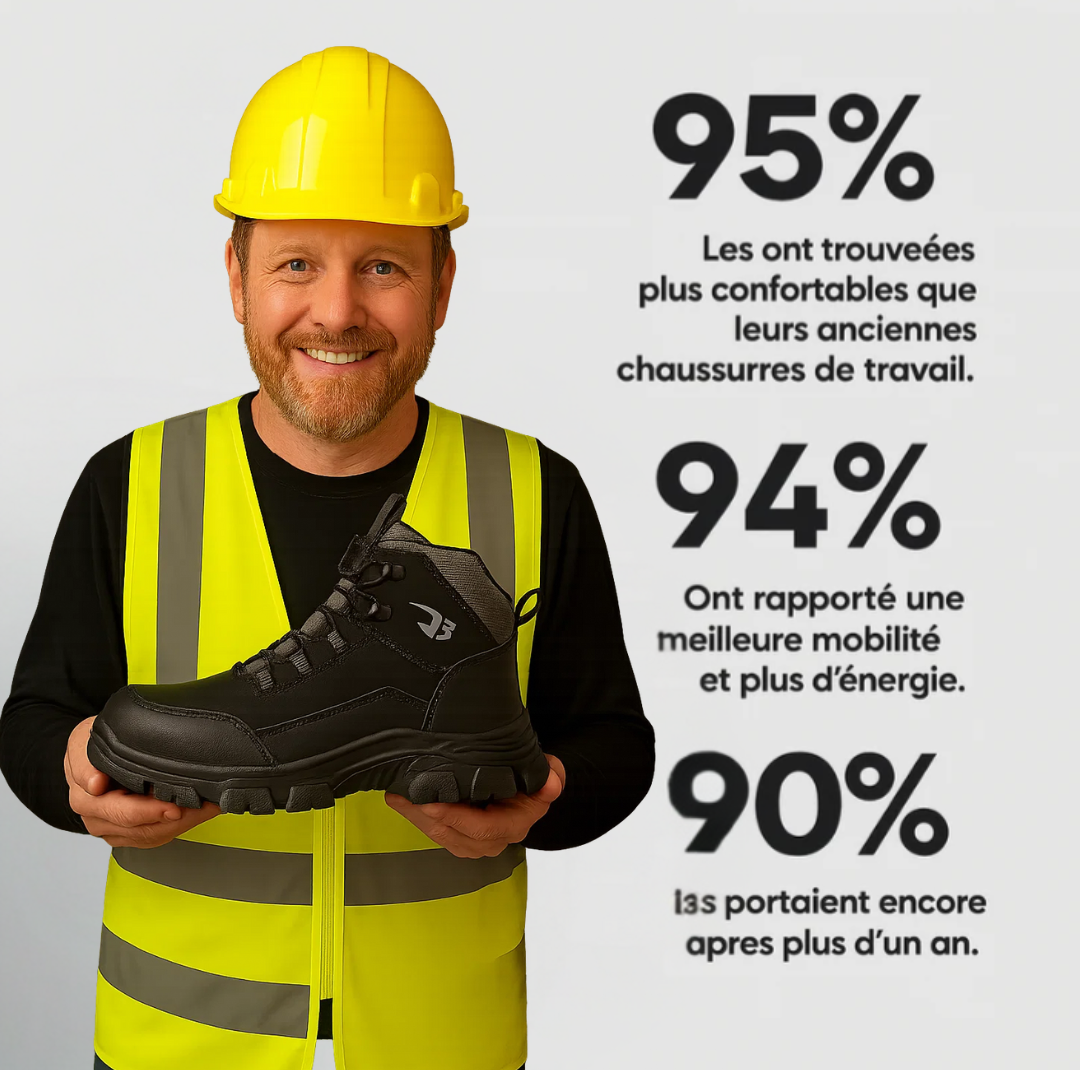 Gravitek IronShield S3 Pro - La chaussure blindée la plus légère du marché