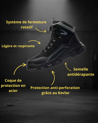 Gravitek IronShield S3 Pro - La chaussure blindée la plus légère du marché