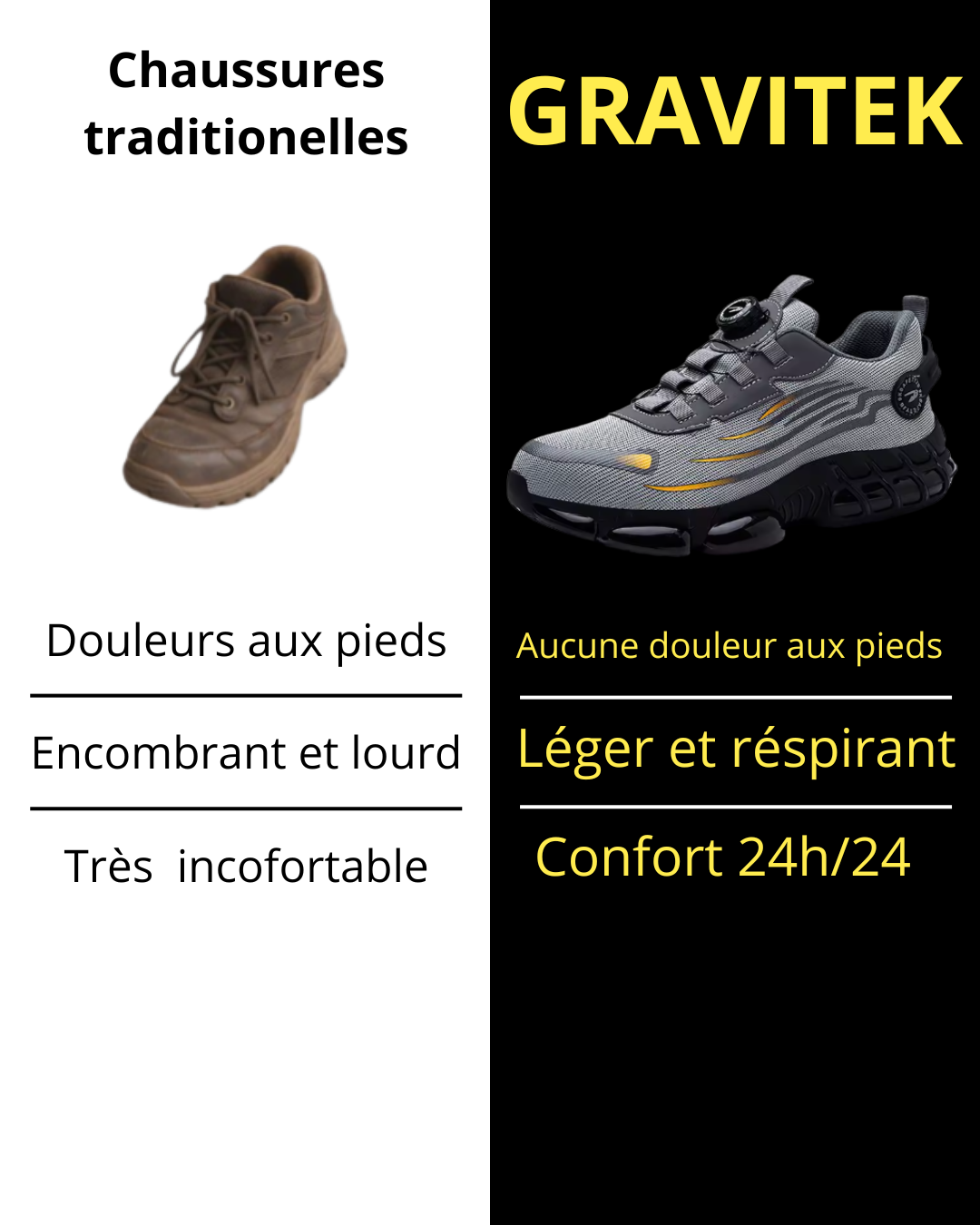Gravitek StreetSafe S3 Pro - La sécurité qui se porte comme une sneaker