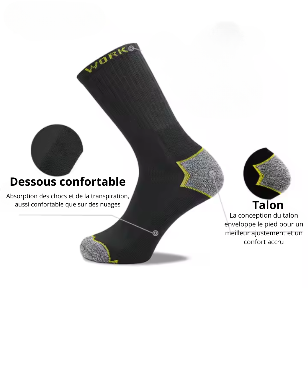 X10 AirFlow Lite - Chaussettes respirantes Ultralégères